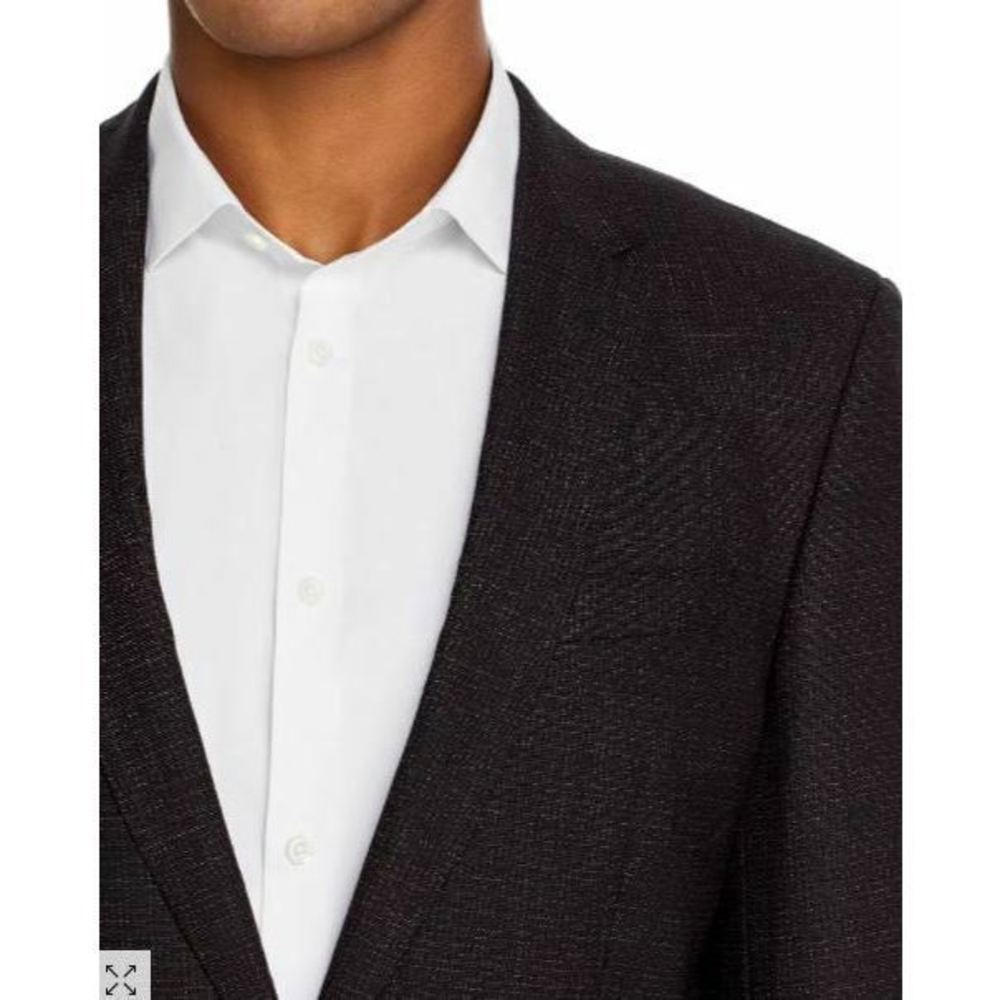 Hugo Boss Huge Genius Slim Fit Red Wool Suit Mens 36S36S 36 S 36 x 32 Unhem $895 - Picture 3 of 4